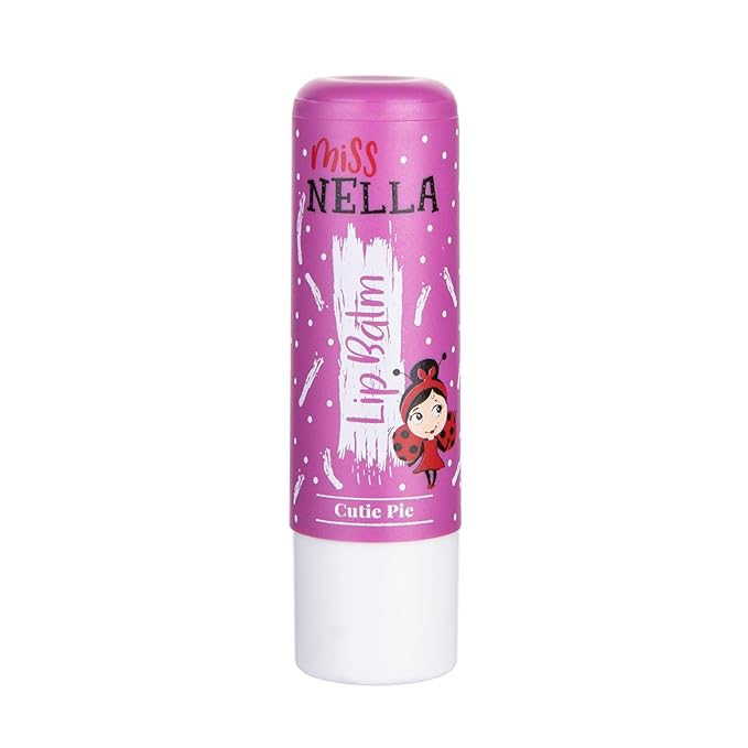 Miss Nella CUTIE PIE, purple Hypoallergenic children Lip Balm, Non Toxic Make Up for kids, perfect for those with sensitive skin.