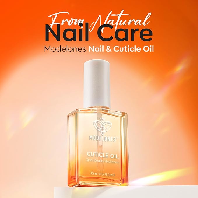modelones Cuticle Oil Nail Strengthener and Growth Nail Growth Oil Repairs Cuticle & Promote Nail Care Moisturize Dry Skin 15ml