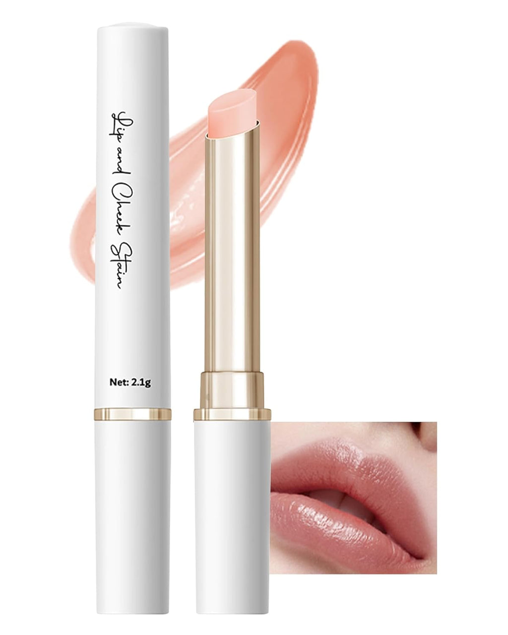 PH Color Changing Lipstick, Waterproof Temperature Color Change Lip Balm, Multi-Use Lip and Cheek Tinted Lip Gloss, Long-Lasting Hydrating Moisturizing Lip Tint, Festival Makeup Gift for Women-01 Pink