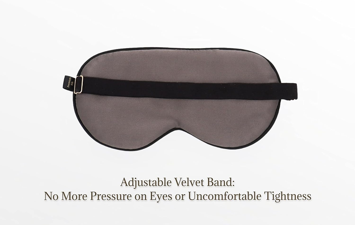 Premium 25 Momme Mulberry Silk Eye Mask for Sleeping (Midnight)