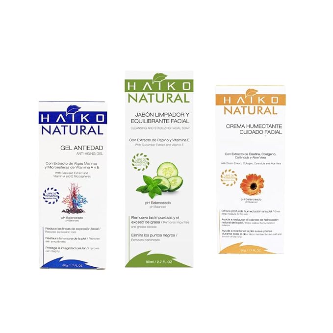 Facial Care Set – Hydrating Face Cream with Collagen & Elastin, Anti-Aging Cream & Facial Cleansing Soap – Hydration, Skin Care & Radiance – Paraben-Fre