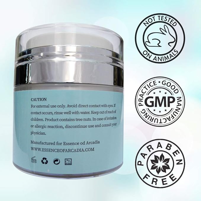 Eye Gel, for Dark Circles, Puffiness, Wrinkles, Skin Firming and Bags - Effective Anti-Aging Eye Gel for Under and Around Eyes including Crows Feet with Hyaluronic Acid and Aloe Vera- 1.7 fl. oz.