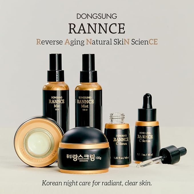 DONGSUNG RANNCE Facial Mist, Face Mist with Okra Fruit Extract and Abelmoschus Manihot Flower Extract, Hydrates and Nourishes Skin, Day Care (Rannce, 5.07 fl oz)