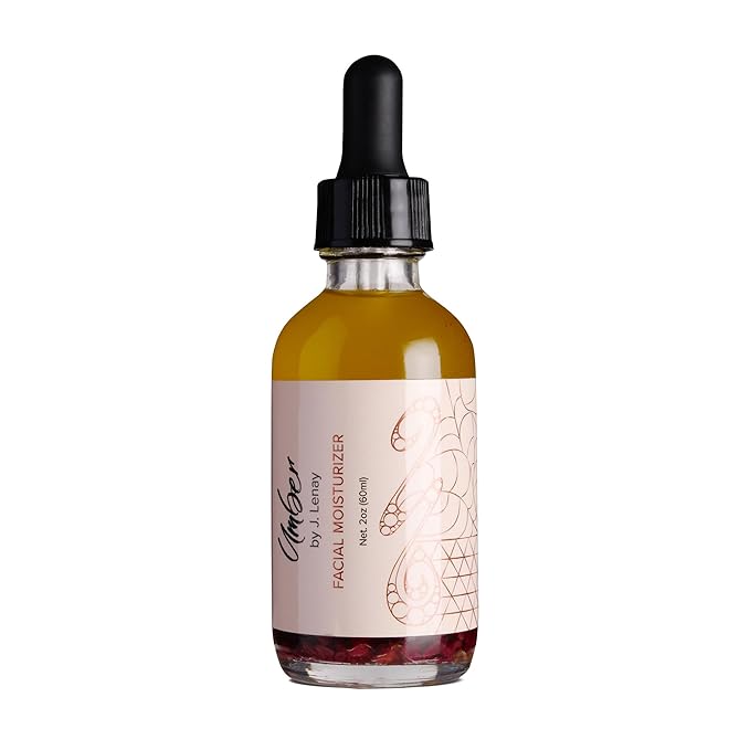 Umber by J Hydrating Facial Moisturizer – Face Serum for Dry and Sensitive Skin with Tea Tree Oil and Jojoba Oil – Improves Overall Skin Tone and Helps Balance Sebum Production for Healthy Skin
