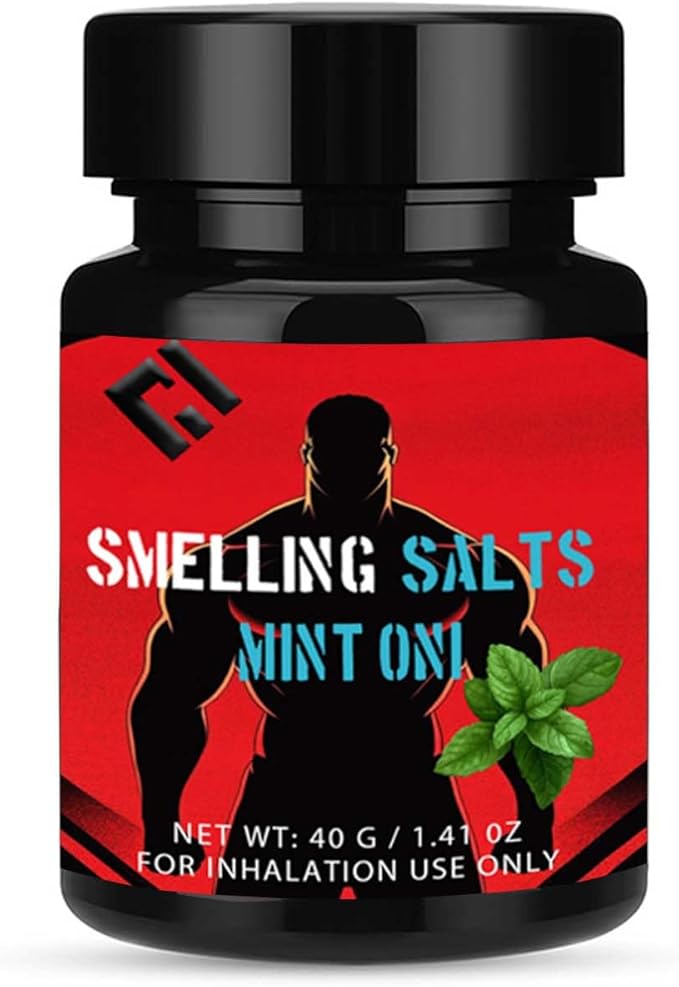 Smelling Salts,Smelling Salts for Athletes in Powerlifting, Hockey, Football & More, Instant Energy Boost, Enhanced Focus & Motivation,40G(Sealed Oni)-02 (1, Sealed Oni-red) (Sealed Oni) (Mint)