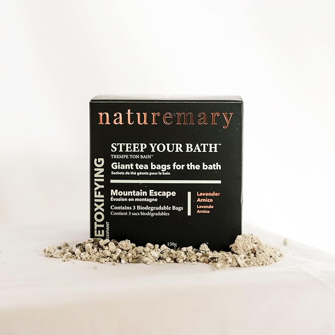 Detoxifying Steep Your Bath Mountain Escape - Moisturizing Bath Soak for Dry Skin - Rejuvenates Skin - Lavender Arnica - 5.29 oz