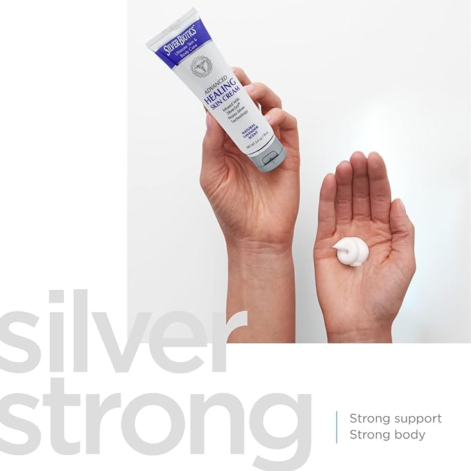 Silver Biotics Nano Silver Healing Lotion Cream Lavender Scent Infused SilverSol and Hyaluronic Acid | All Natural Ingredients to Heal, Smooth Your Skin Blemishes and Scars (3.4 oz.)