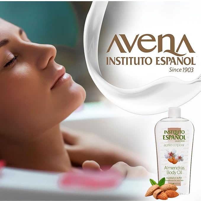 Instituto Español Almond Body Oil, Smoothness for your Skin, 2-Pack Of 8.5 FL Oz each, 2 Bottles