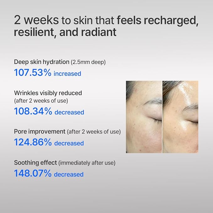 Recharging First Ampoule l 3-Nano Slow Aging Ampoule for Face with Hyaluronic acid, Collagen, Niacinamide l Hydrating & Soothing & Wrinkle-Care Korean Skin Care (30ml / 1.01 fl.oz)