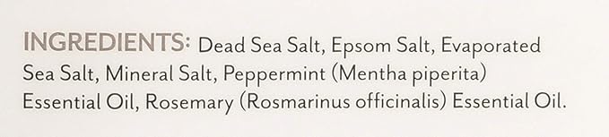 Soothing Touch Bath Salts Pouch, Peppermint Rosemary, 8 Ounce