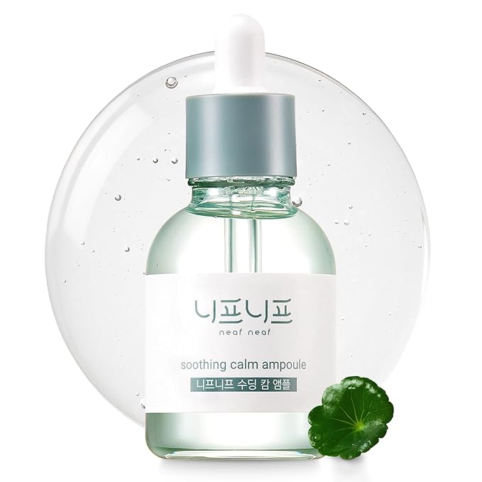 Soothing Calm Ampoule with Niacinamide, Spot Care Hyaluronic Acid, Non-Greasy, CICA Healing and Gentle Formula (30ml /1.01 oz) Radiant Serum, Korean Skincare