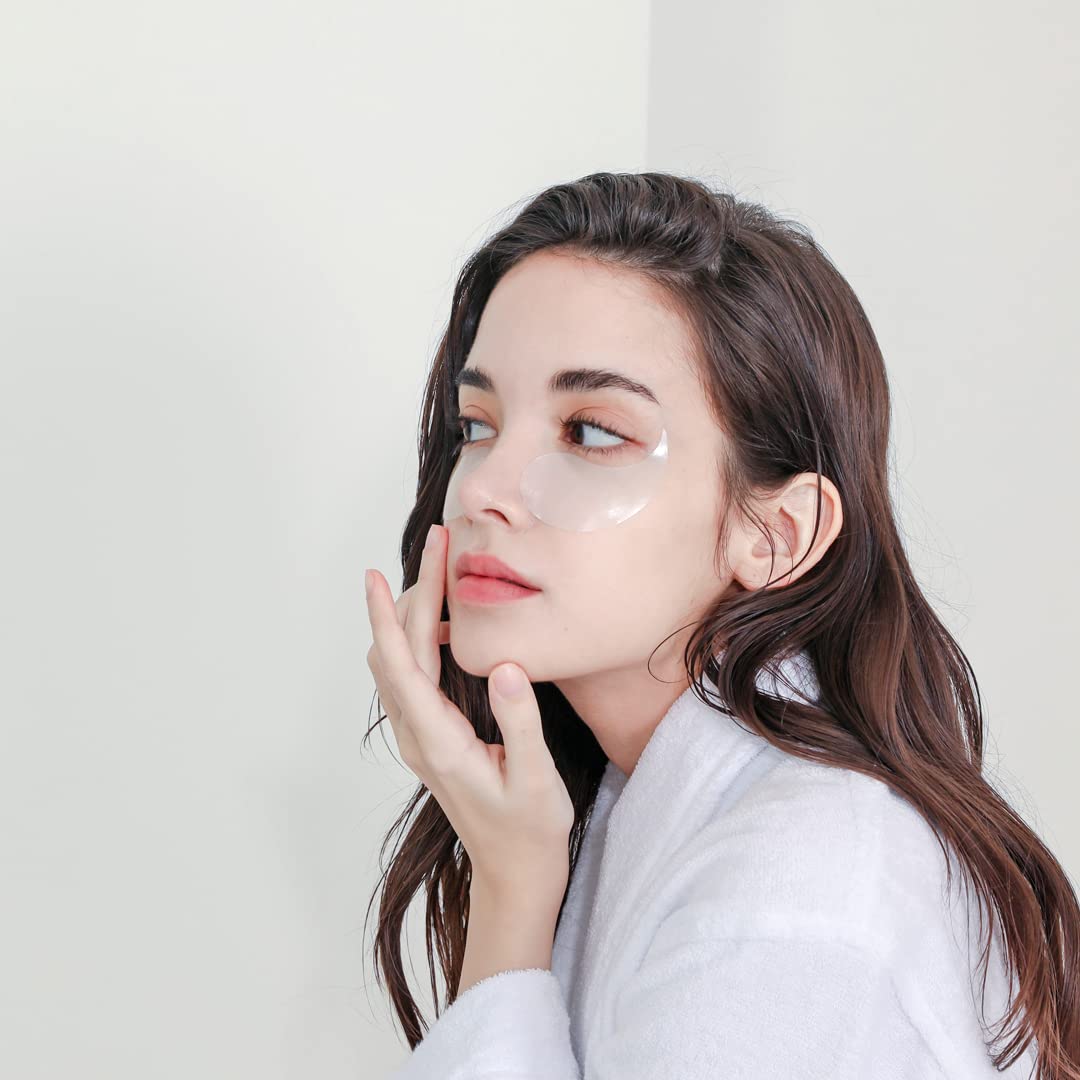 MIZON Triple Hyaluronic Acid Eye Gel Patches – Hydrogel Eye Masks with Seaweed Extract for Deep Hydration, Plumping & Soothing – 60 Pcs Under-Eye Treatment for Dryness & Fine Lines