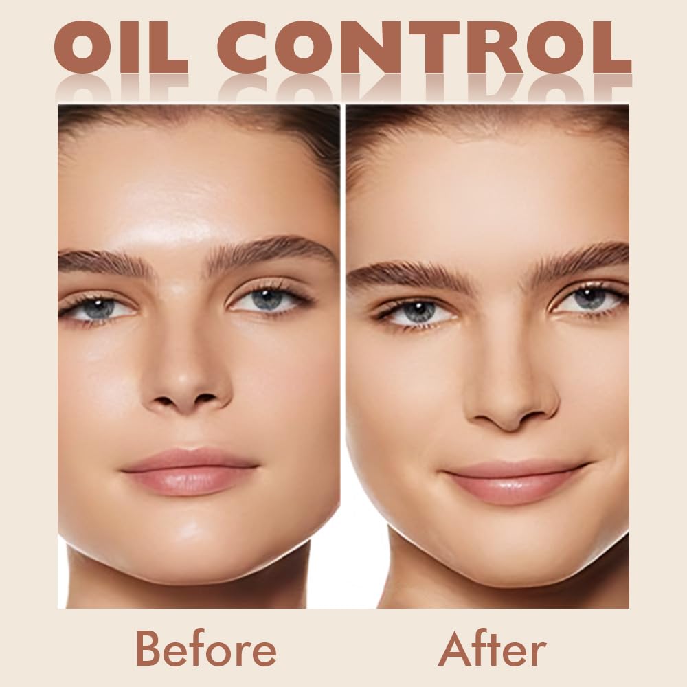 evpct Oil Control Pressed Face Powder Compact for Women, Translucent Setting Powder Makeup Foundation for Women, Waterproof Long Lasting Lightweight, polvo compacto de maquillaje, 140 Golden Beige