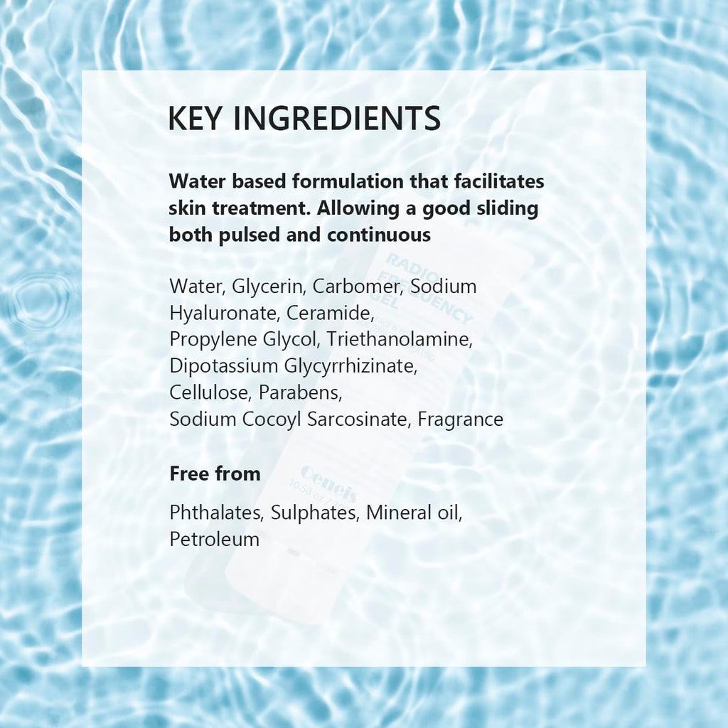 Radio Frequency Gel for Use with RF Facial Machine, Conductive Gel for Face Microcurrent, Use for Skin Soothing and Hydrating, 300g Tube (Pack of 2)