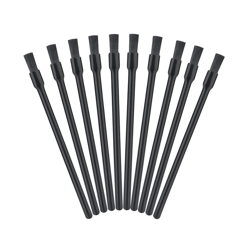 G2PLUS 100PCS Disposable Lip Brush Applicators, Disposable Nail Brushes, Lip Brushes Lipstick Lip Gloss Wands for Makeup PYO Cookie Paint Brushes (Dark Black)