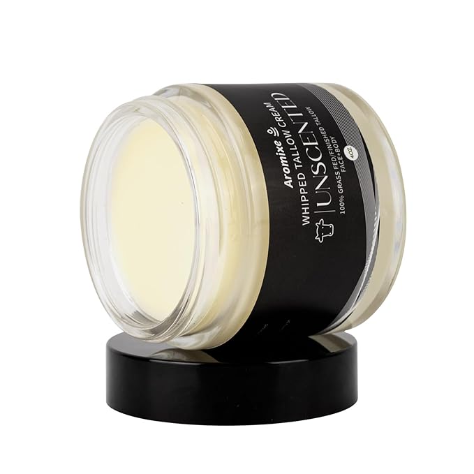 Halal Whipped Tallow Moisturizer for Face and Body - 100% Natural, Grass-Fed, and Sensitive Skin Friendly - 4oz