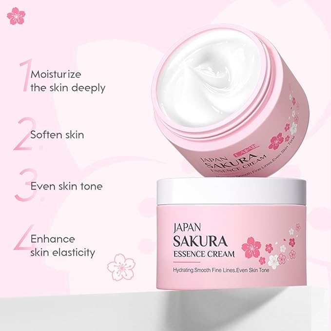 Sakura Birthday Gifts for Womens & Teens Girls Skincare Set, Sakura Extract Skin Care Set, skincare for girls 10-12, skin care for teens 10-12, kids skin care set for girls ages 8-12 (Sakura Set A)