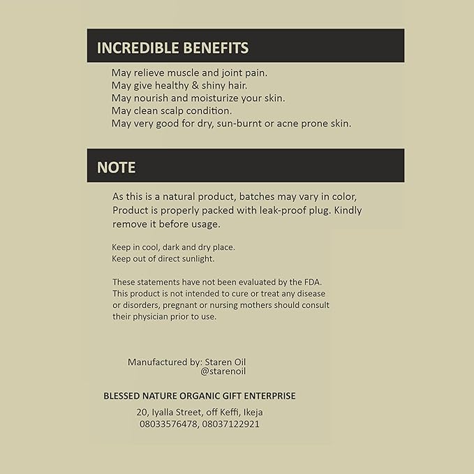 Organic Castor Oil - Cold-Pressed 100% Pure for Hair, Skin, and Wellness