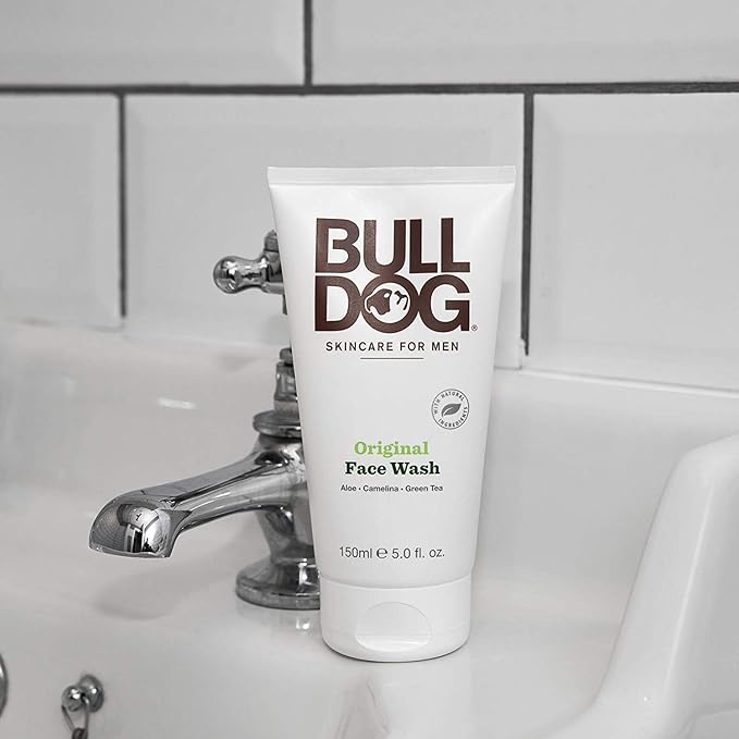 Bulldog Skincare and Grooming For Men Original Face Wash, Pack of 2, 5 Ounce