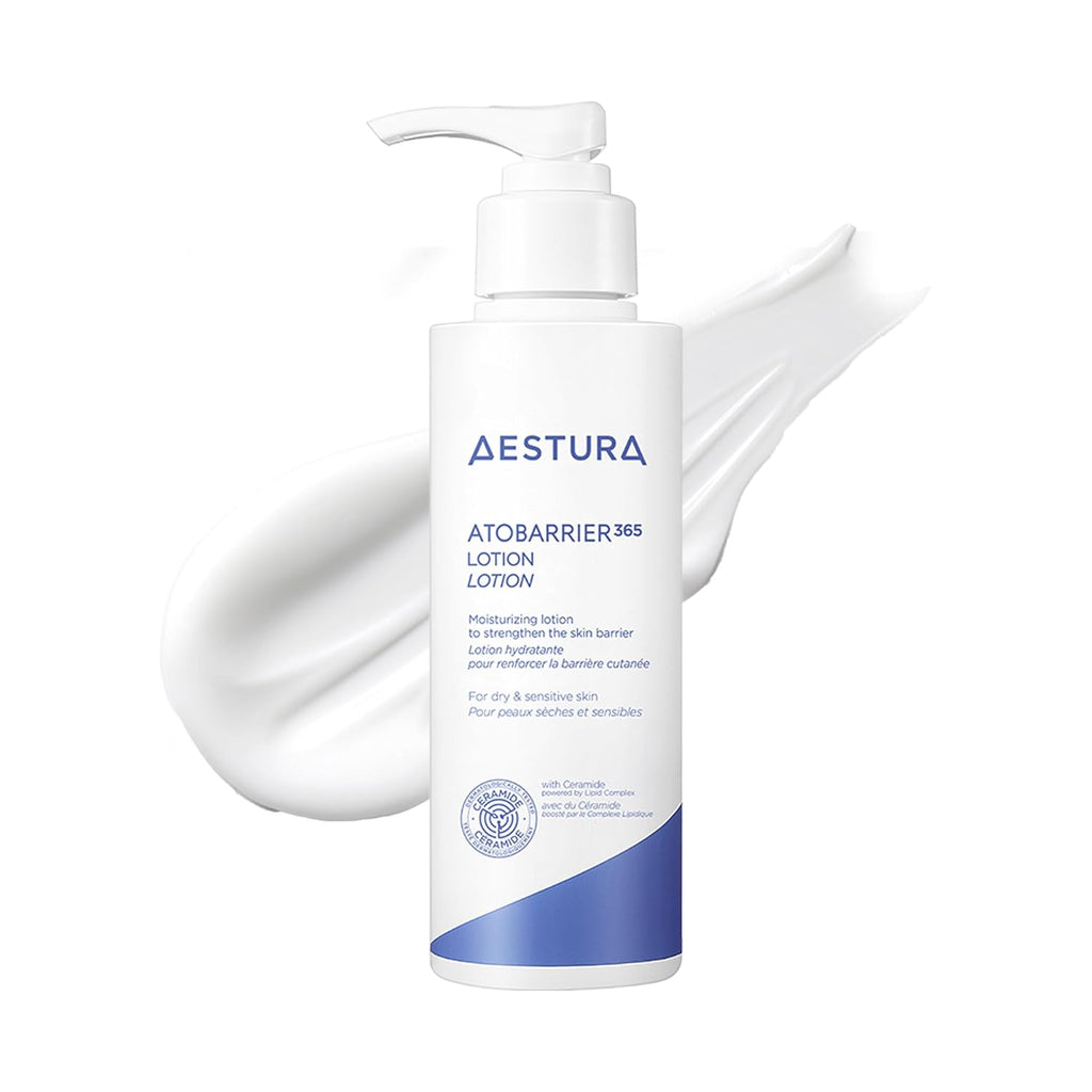 AESTURA ATOBARRIER365 Lightweight Korean Face Moisturizer with Ceramides | Strengthens Barrier, Fast-Absorbing Hydration, Suitable for Dry, Normal & Sensitive Skin, 150ML / 5.07 fl. Oz.