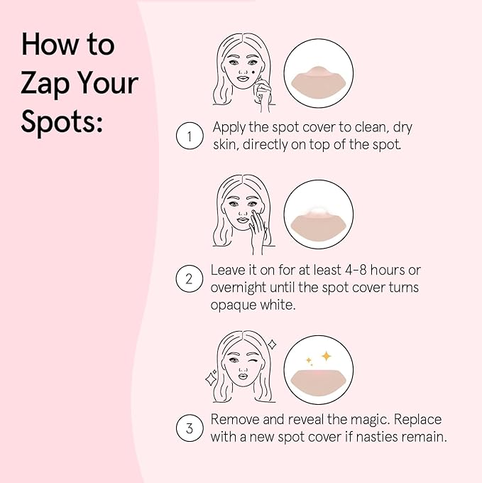 grace & stella Pimple Patches for Face - Fast Acting Hydrocolloid Acne Patch That Absorb Gunk, Flatten Breakouts - Zit Stickers for Clear Skin - Dermatologist-Tested, Vegan (Invisible, 72 Count)