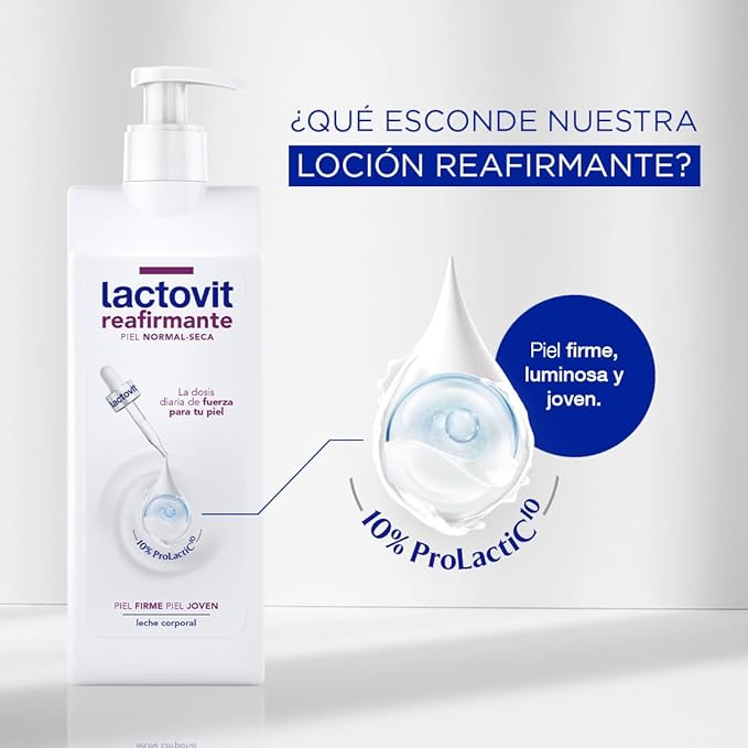 Lactovit Firming Body Milk with Protein Calcium and Pure Caffeine, for Normal Skin - 400 ml