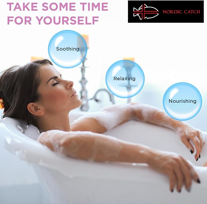 Magnesium Bath Salts Icelandic Blueberry Sea Salt 200g - Luxury Alternative to Epsom Salt Bath Soak, Magnesium Flakes Sitz Baths, Foot Soaks, Magnesium Chloride Relaxing Magnesium Soak