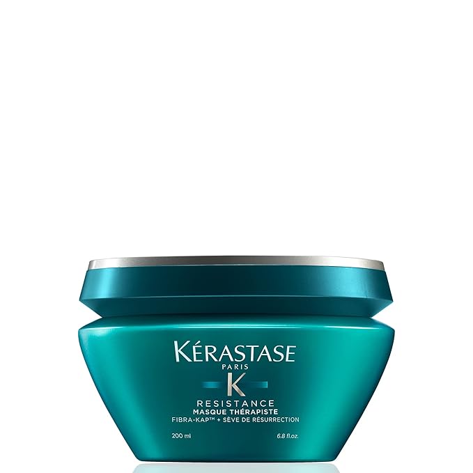 KÉRASTASE Resistance Therapiste Hair Mask, Repairing Cream for Weak, Over-Processed and Damaged Hair, Strengthens and Deeply Nourishes, Protects Against Breakage for Weak Hair, 6.8 Fl Oz