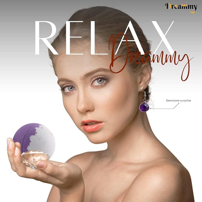 Bath Bombs for Kids, Girls Women. Organic Handmade Fun Bubble Bath with Surprise Jewelry Toys Inside!.Includes 3 Natural Bath Salts. Relaxing Soaking Himalayan Salts.Girls Birthday Christmas Gift Idea