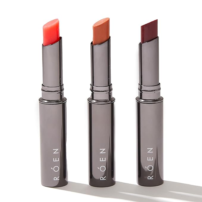 RÓEN Natural Elixir Tinted Lip Balm | Vegan, Cruelty-Free, Clean Makeup (Alba)
