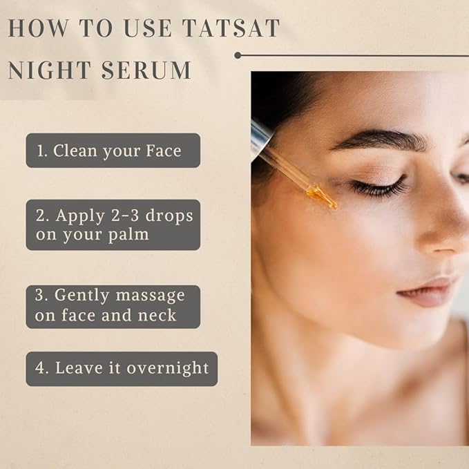 TATSAT Kumkumadi Exquisite Face glow Serum for radiant,spotless wrinkle free skin.anti aging,non oily-10m