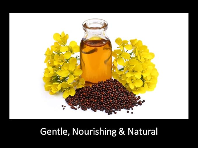 DAANA Mustard Oil for Skin: Certified USDA Organic, Extra Virgin, Cold Pressed