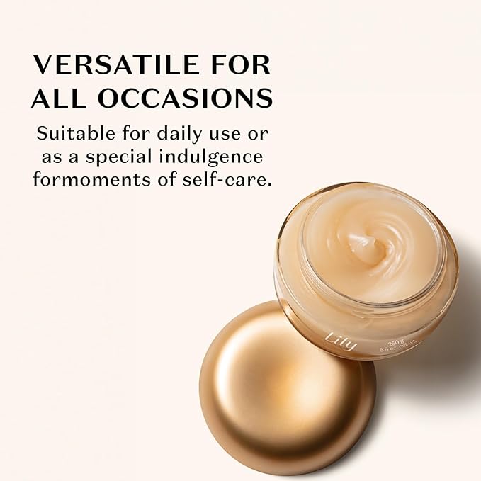 O Boticário Lily Satin Velvet Body Cream, Luxurious Moisturizing Cream with Adored Lily Fragrance, 8.8 Ounce (250g)