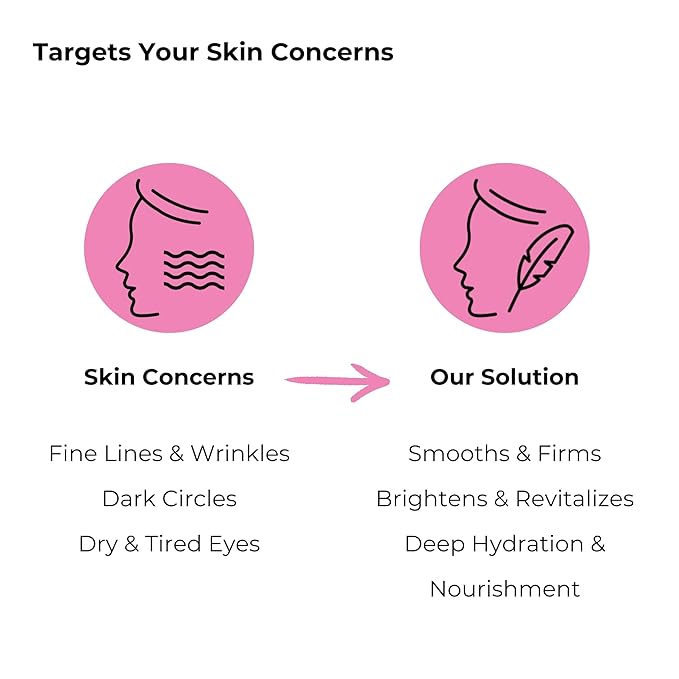 24K Gold Eye Cream – Dark Circle & Wrinkle Treatment, Hydrating & Brightening Under Eye Care, Anti-Aging & Firming for Fine Lines, Korean Skincare for Women & Men