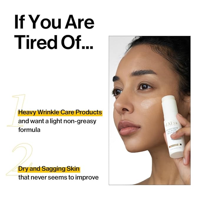 d'alba Piedmont Italian White Truffle Double Serum All-in-one Multi Balm, Vegan Skincare with Vitamin C and Vegan Collagen, 3-in-1 Anti Wrinkle, Eye Treatment, Dark Spot Remover