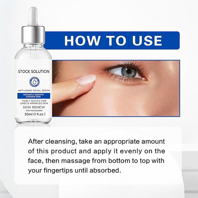 2 PCS Firming Facial Serum, Skincare Stock Solution, Stock Solution Facial Serum, Moisturizing and Firming, Moisturizing and Firming, Suitable for All Skin Types