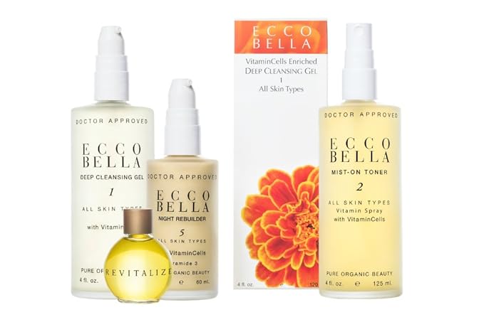 Ecco Bella Treatment Serum Revitalize - Perfect for Face, on Hair & Scalp, or as a Fine Perfume on your Neck & Wrists - Recommended for Sensitive, Rosacea & All Skin Types - 15ml