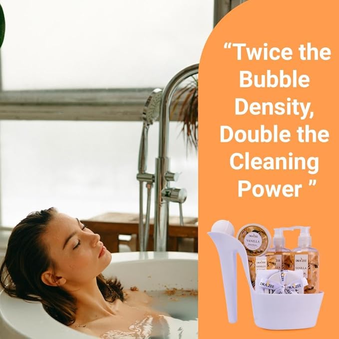 Draizee Mothers Day Gifts for Mom - Spa Gift Baskets for Women - 8 Pcs Luxury Vanilla Scented Heel Shoe Design Bath and Body Spa Set-Self Care Package for Women, Present for Mom, Body Care Set for Her