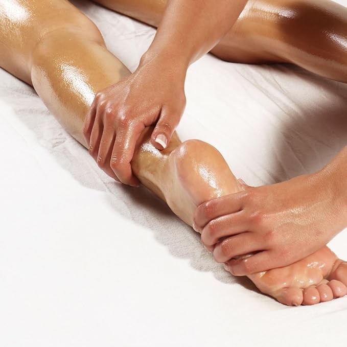 Master Massage Unscented Organic Massage Oil - Water-Soluble, Vitamin-Rich, Skin-Nourishing Formula, Ideal for Professionals and Home Use, 1-Gallon Bottle, Pack of 1