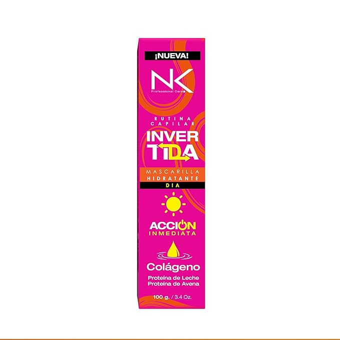 Nourishing Day Hair Mask – Moisturizing Hair Mask with Collagen, Milk Protein & Oat – Mask for Dry and Damaged Hair – Thermal Protection & Shine 100g tube.