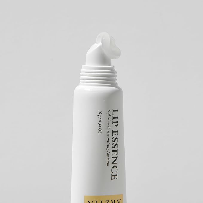 Lip Essence, 0.34 fl. oz. Soft Shea Butter Lip Balm, Hydrating & Nourishing Vegan non-sticky Chapstick with Hyaluronic acid, Ceramide, Soften Natural Glow lips for Chapped and Dry lips