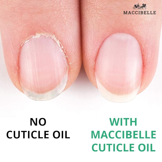 Maccibelle Pure Cuticle & Nail Oil Pen 2ml Heals Dry Cracked Cuticles (Set of 3)