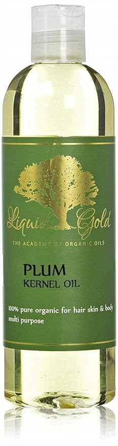 12 oz - Premium Plum Kernel Oil - 100% Pure Cold Pressed Natural Organic