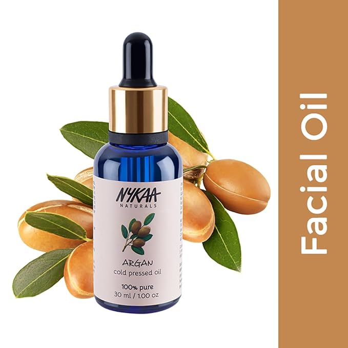 Nykaa Naturals 100 Percent Pure Cold Pressed - Argan for Women - 1 oz Oil