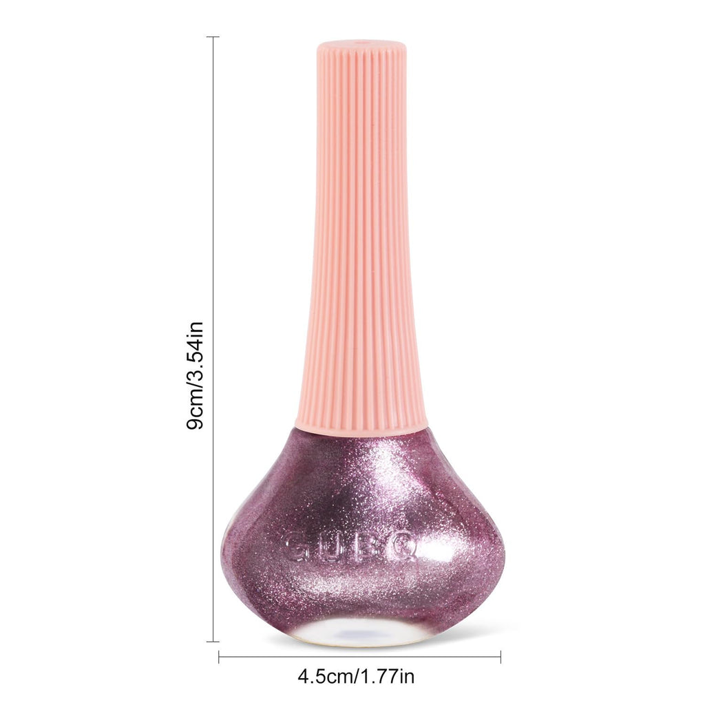 Major Dijit Quick Dry Nail Polish Purple Silver Summer Nail Lacquer for Nail Art Regular Nail Polish 0.41 fl oz.
