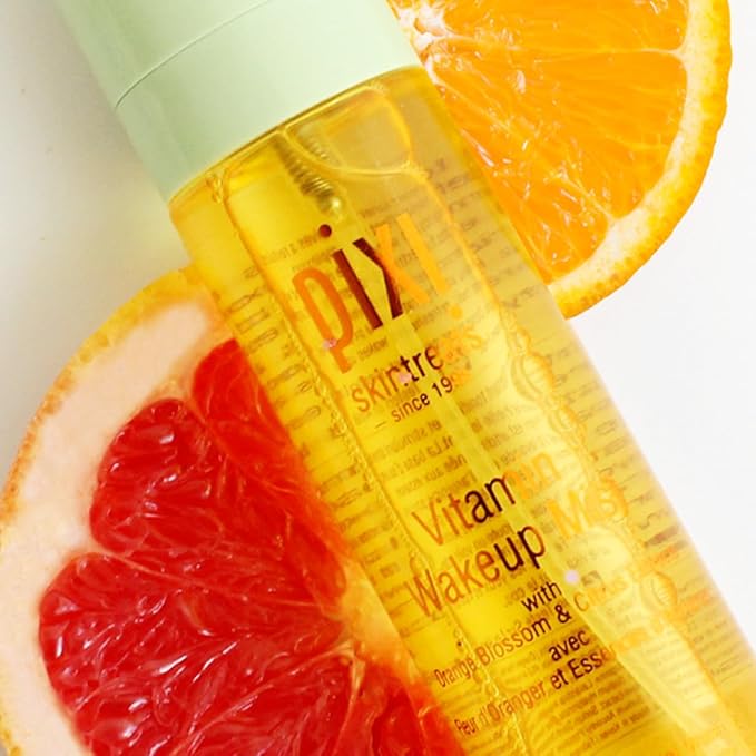 Pixi Vitamin-C Wakeup Mist | Helps Cool, Refresh, and Wake Up Skin | Adds Hydration | Boosting Treatment Toner 2.7ml / 80ml