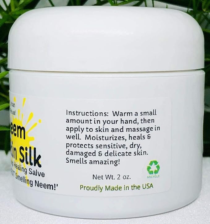 Urban ReLeaf Neem Skin Silk! Healing Salve. Repairs Dry Skin! Vegan. Ayurveda rejuvenate. Feed your skin... rub it in! Shea Butter & Neem Oil. Gently soothe damaged, injured, dry skin.