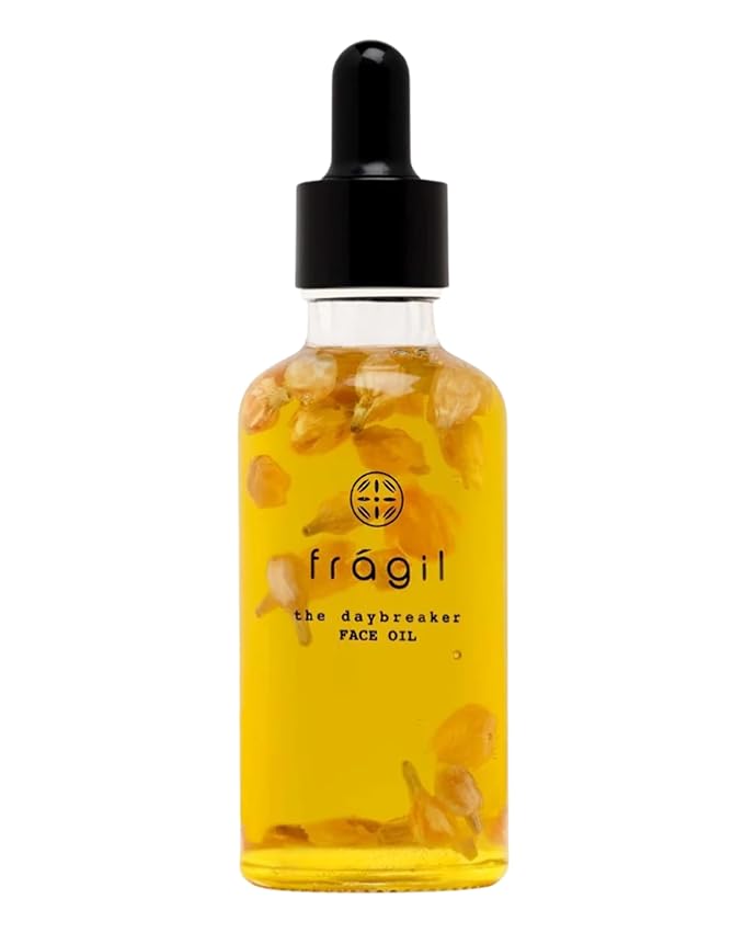 Vitamin C Glow Face Elixir, Hydrating Anti-Aging Face Oil for Sensitive Skin, Brightening & Nourishment | Organic, Plant-Based Facial Oil, Pollution Defense & Natural Glow | USA Made–1.69 fl oz