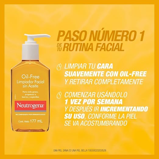 Neutrogena Oil-Free Acne Wash, 6 Fluid Ounce (Pack of 2)