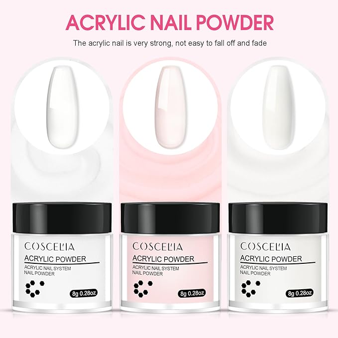 Acrylic Nail Kit for Beginners Nail Kit Acrylic Set and 16 pcs Cuticle Oil Pens